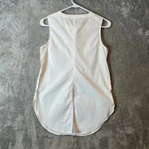 Athleta Long & Lean White Sleeveless Top Size XXS‎ Sleeveless Women's thumbnail 4