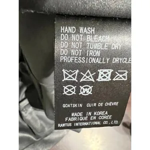 Rawtus Japanese Designer Goatskin Leather Moto Jacket Black 40 M thumbnail 14