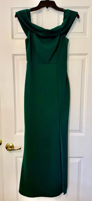 Lulus green formal gown dress XS thumbnail 1