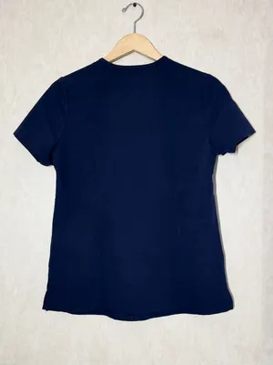 Figs Women’s Catarina Scrub Top V-Neck Shortsleeve in Navy S thumbnail 6