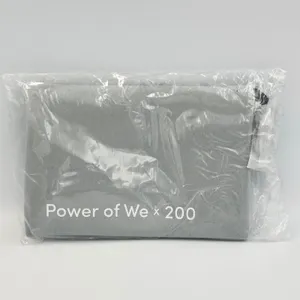 Athleta‎ Pouch Power of We x 200 Gray Zippered Accessory Bag with Carabiner NEW thumbnail 3