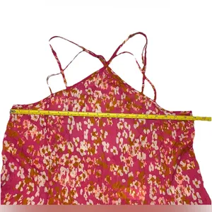 Anthropologie NWT Sz S Pink Floral Tunic Summer Dress Sleeveless Straps thumbnail 9