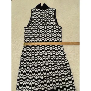 House of Harlow 1960 Size Medium Knit Polo Midi Dress Abstract thumbnail 9