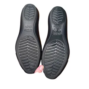 Crocs Lina Flats Womens 7 Black Pointed Toe Slip On Comfort Work Shoes 203404 thumbnail 2