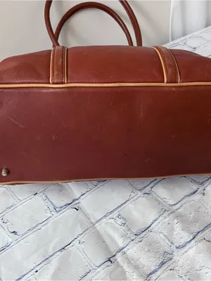 Vintage Coach Hamptons Leather Tote Bag 7515 Chestnut Brown Business Carryall thumbnail 12