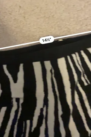 H&M Zebra Print Mini Skirt thumbnail 4