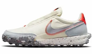 Nike Woman's Waffle‎ Racer Crater Sneaker in Coconut Milk Size 7 thumbnail 1