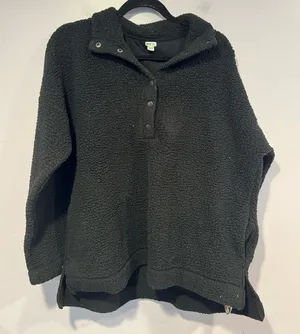 Aerie Sherpa‎ quarter button sweatshirt thumbnail 1