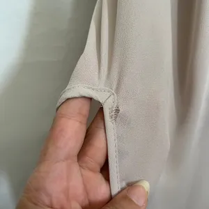 Show Me Your Mumu Halter Maxi Dress Sz M Taupe Sheer Coastal Old Money Neutral thumbnail 10
