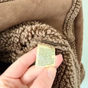 L.L. Bean Brown Sherpa Lined Toggle Coat thumbnail 6