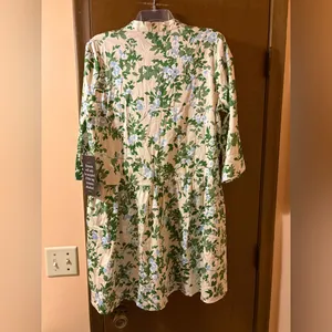 NWT Tuckernuck Royal Floral Shirt Dress thumbnail 4
