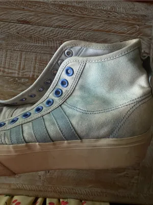 ☁️ Adidas Nizza 2” High Platform Cloud Blue Sneakers ☁️ ~ Women’s 8.5 thumbnail 7
