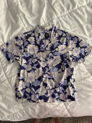 GAP Navy Floral Pajama Set thumbnail 2