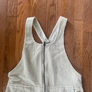 Beige Corduroy Overall Dress thumbnail 2