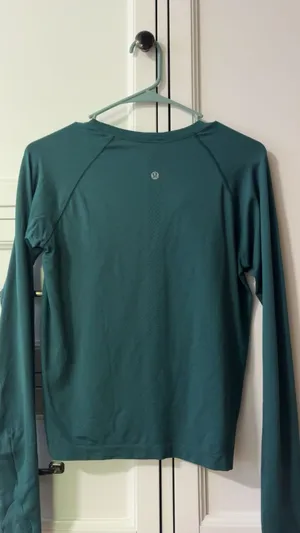 Green Lululemon Long Sleeve Swiftly Tech thumbnail 3