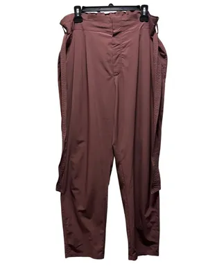 Athleta Skyline Pant II Brown High-Rise Ankle Tie Wais Size 14 thumbnail 4