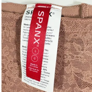 Spanx Supersmooth Day to Date Night Lace Girlshort Cinnamon 10594R L thumbnail 6