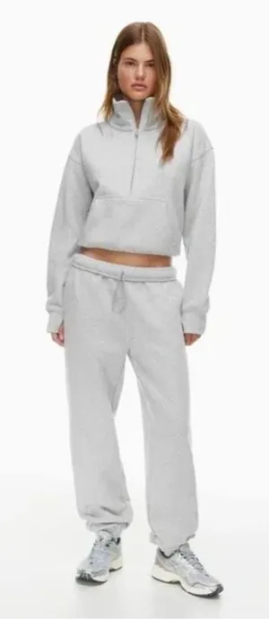 TNA Light Heather Gray Mega Fit Jogger Sweatpants Size undefined thumbnail 1
