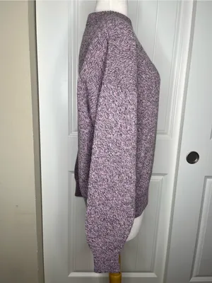 Vintage REI Purple Knit Wool Sweater Womens XL Fisherman Gorpcore Winter Cozy thumbnail 4