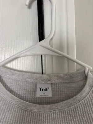 Aritzia TNA Long Sleeve Waffle thumbnail 2