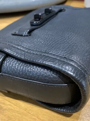 Coach Black Pebbled Leather Convertible Crossbody thumbnail 8
