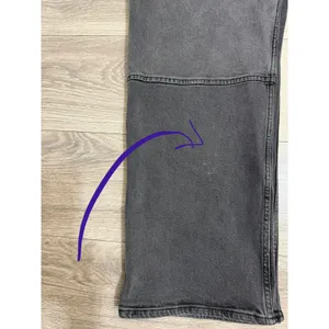 Hollister Ultra High-Rise Dad Jean‎ Washed Black Seam Detail Size 17R 36x28 thumbnail 8
