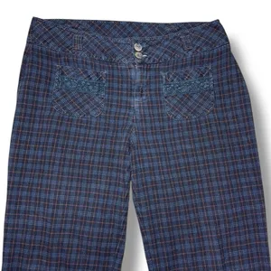 Sundance Plaid Pants‎ With Danity Front Pockets Size Medium thumbnail 3