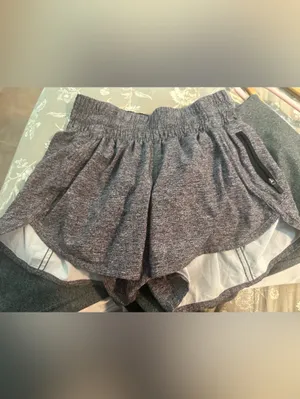 Lululemon Tracker Short V *4"Heather Lux Multi Black thumbnail 2