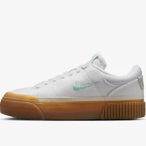 Nike Court Legacy Lift White Sneakers with Gum Soles and Mint Accents Size 8‎ thumbnail 2