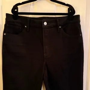 Express Black Jeans Denim Straight Ankle Mid Rise 10 Short / 10S thumbnail 3