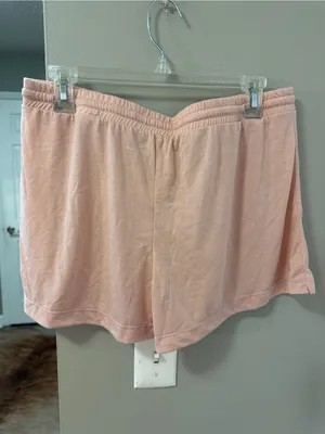 NWT Andie The Short Bamboo Jersey Pull On Drawstring Waist blush Women's Size L thumbnail 6