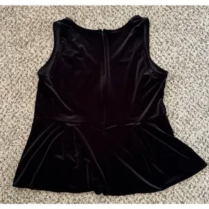 Lane Bryant Women's Sleeveless Black Velvet Beads Tank Top Size 18/20‎ thumbnail 6