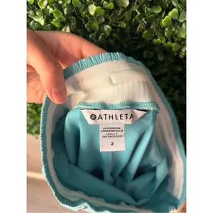 Athleta Aqua Blue Trekkie Skort Sz 2 thumbnail 4