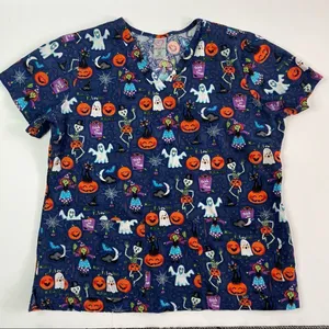 Peaches Uniforms Halloween Scrub Top thumbnail 1
