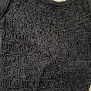Free People FP Movement Final Mile Smocked Open Back Tee Black size xs thumbnail 8