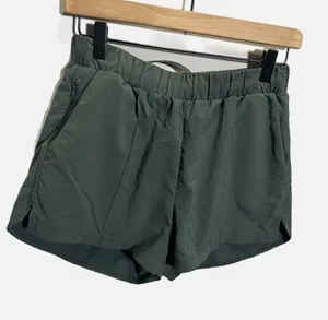 Zella Athletic Shorts Womens Small Green Running Gym Workout Activewear Casual thumbnail 1