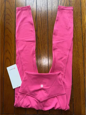 Lululemon Align With Pockets High Rise 25” Raspberry Coulis Size 0 NWT thumbnail 1
