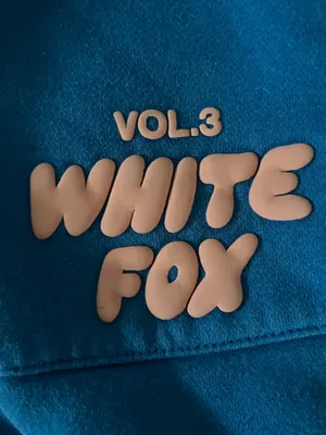 Blue White Fox Sweatpants Boutique thumbnail 4