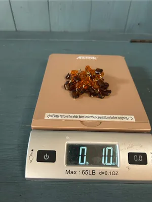 MCM Vintage Amber Cluster Bead Statement Brooch thumbnail 8