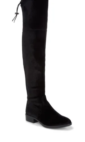 Sam Edelman Black Velvet Patricia OTK Size 8 Boots thumbnail 1