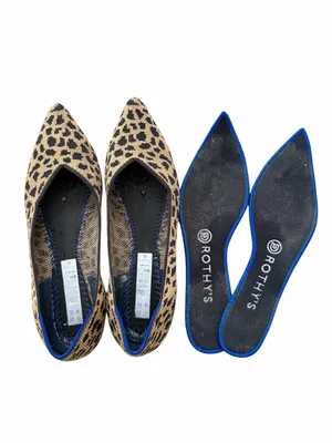 Rothy’s The Point Leopard Print Flats Size 8 thumbnail 2