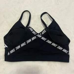 Nike Women's Black Sports Bra thumbnail 2