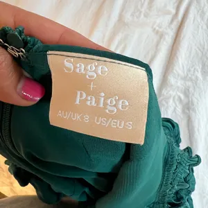 Mariner Midi‎ Dress - Forest Green DRESSES Sage and Paije thumbnail 2