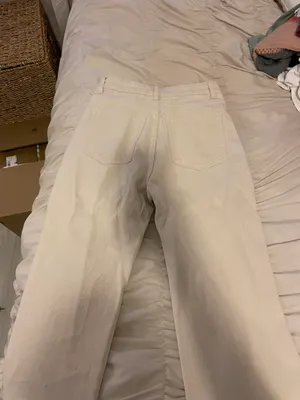 Beige Flare Jeans thumbnail 5