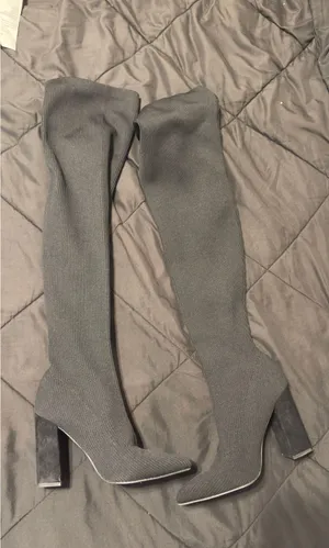 Forever 21 Knee High Black Boots thumbnail 1