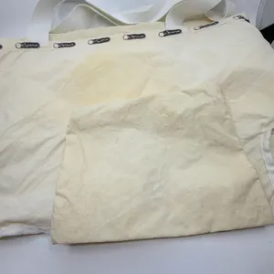 LeSportsac Weekender Beige Nylon Duffle Bag thumbnail 4