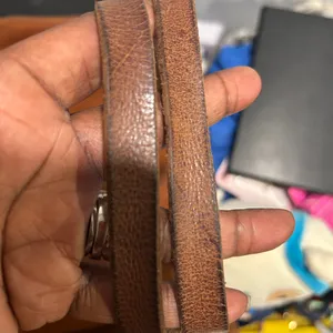 Madewell Elegant Brown Leather Tote Bag Genuine Leather see imperfection on bag thumbnail 13