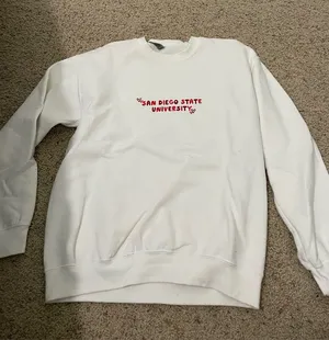 San Diego State Crewneck White Size M thumbnail 1