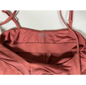 ALO Yoga Rust V-Neck ‘Ally Fitted Tank’ Top Cami Camisole Shirt Size S ✨ thumbnail 5