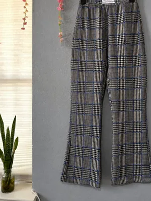 Urban Outfitters Plaid Wide Leg Pants • Size Small thumbnail 2